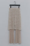 SWAYING/KNIT Crochet stitching hakama SW212XZ27